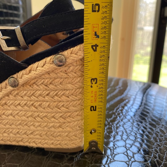 EUC Madeline Stuart espadrille wedge heel sandals - Picture 11 of 15